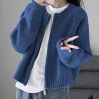 特！门店31&9！长袖针织极简风慵懒毛衣外套Z00791