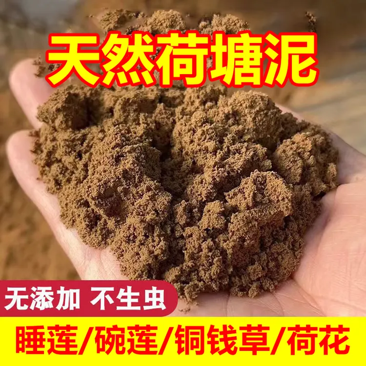 荷塘泥睡莲碗莲专用种植土荷花铜钱草水竹专用营养土水生植物土壤