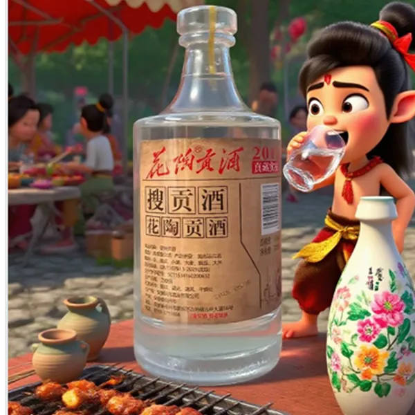 花陶贡酒浓香型白酒500ml*2瓶52度