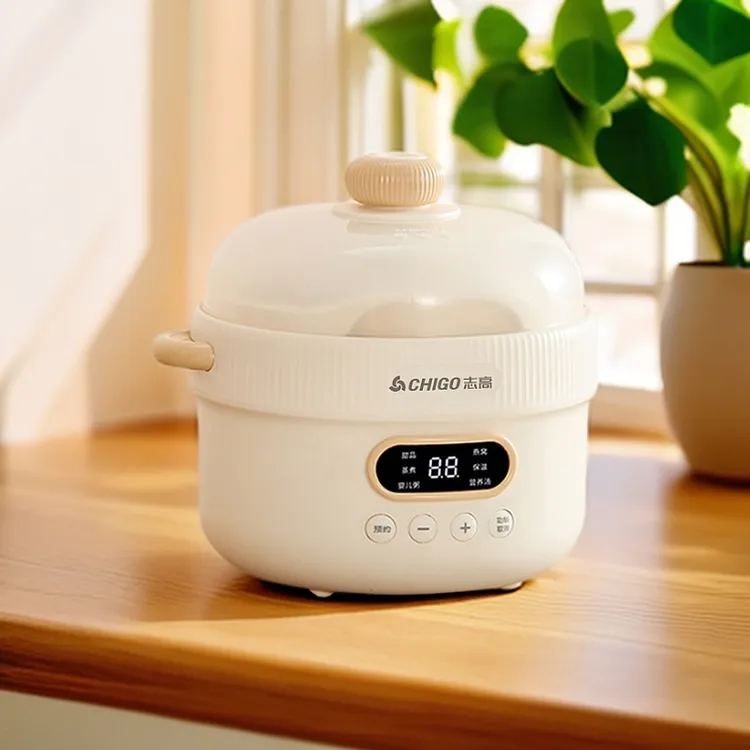 志高电炖锅宝宝煮粥锅婴儿辅食锅bb煲汤燕窝电炖盅陶瓷隔水炖家用