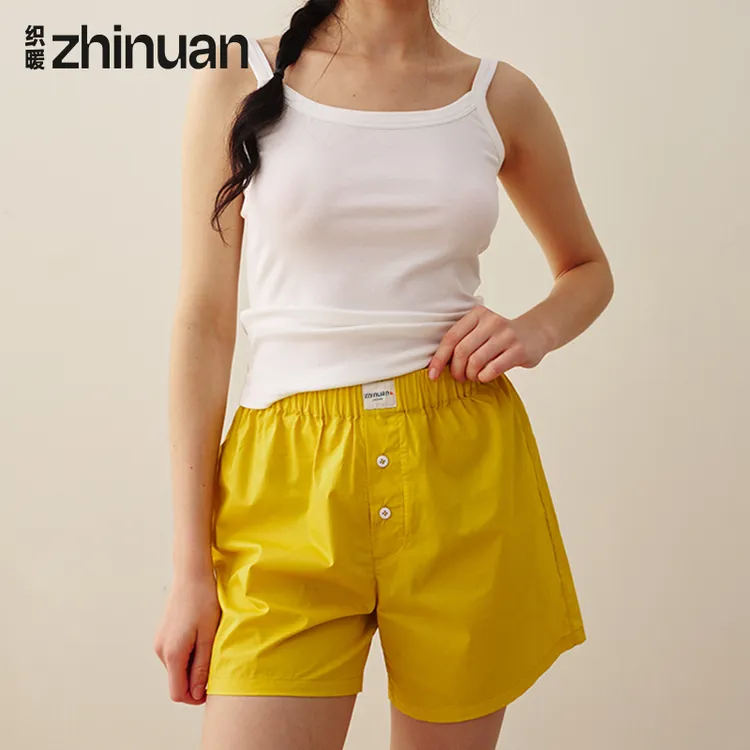 ZHINUAN/织暖100%长绒棉SEA系列可外穿居家沙滩裤