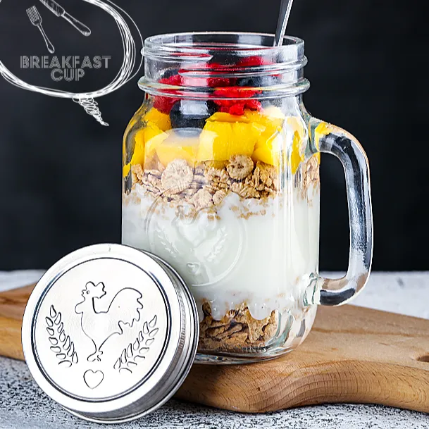 【2支】台湾产Libbey利比玻璃杯公鸡杯488ml