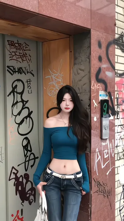 【香肩陷阱】纯欲风辣妹性感一字肩针织t恤简约百搭长袖修身上衣女