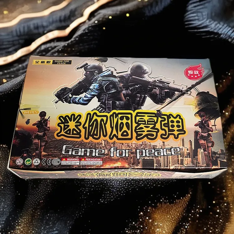 爆款彩色烟雾手雷真模型整蛊玩具冒烟拉式道具学生小卖部热卖迷你