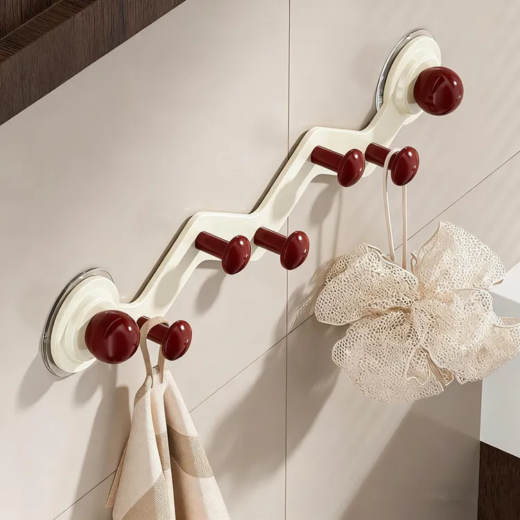 红珠门后挂钩强力粘胶免打孔强力承重置物架入户门挂衣架收纳粘钩