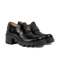 未使用 GUCCI/古驰 Jessie 乐福鞋 7.5cm TP032088