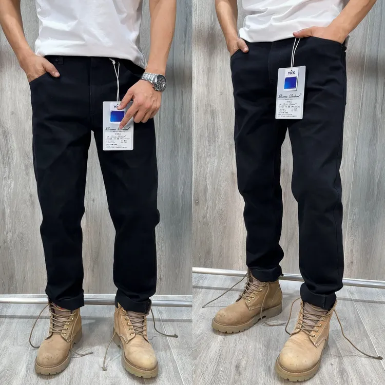 高弹小黑牛！舒适度满分！美式高端男士秋季水洗棉质透气牛仔裤潮