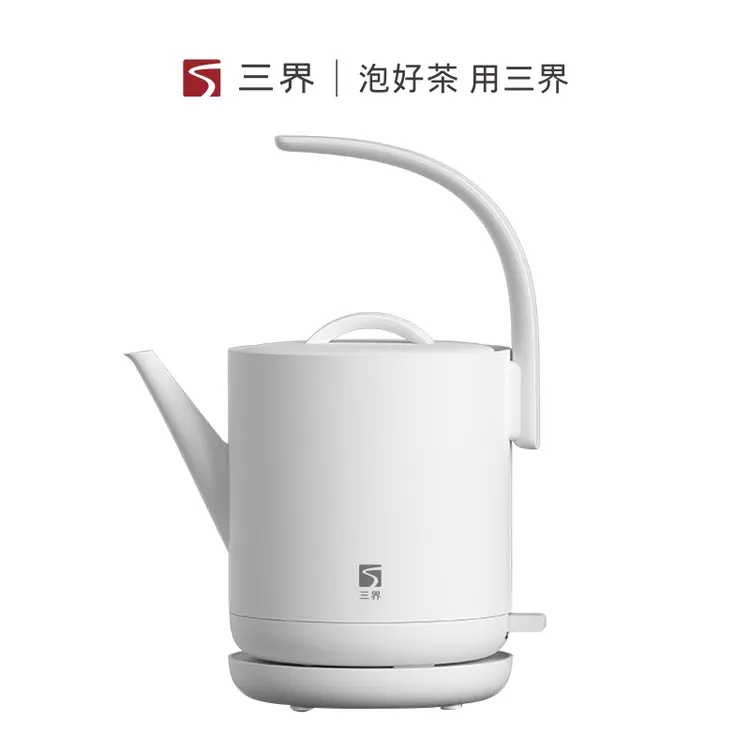 三界D1-Q纯净电热水壶家用煮水泡茶专用壶自动断电茶壶茶杯套装