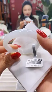 【闪购商品】翡翠手镯（贵妃镯）未镶嵌20圈口5253正//10.7*6.7