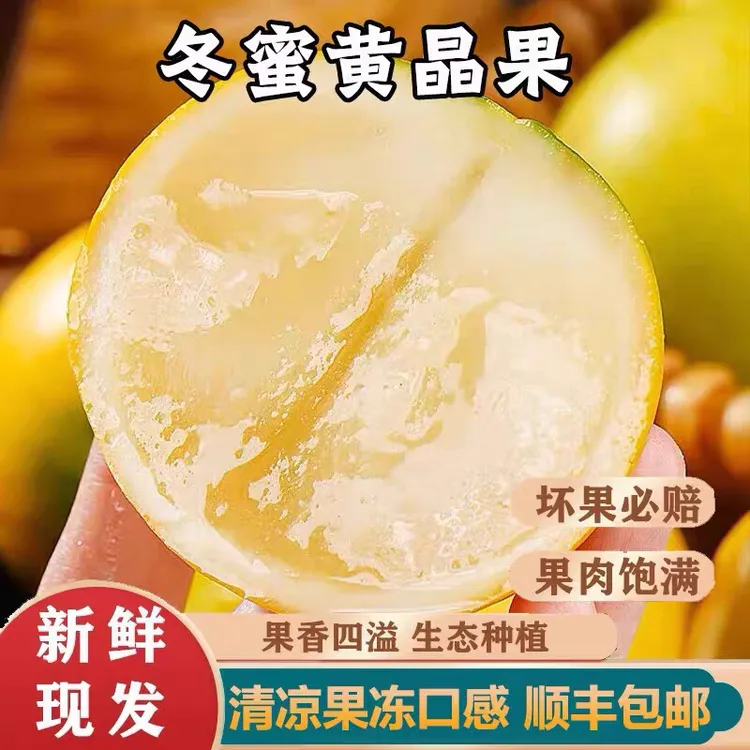 顺丰正宗云南黄晶果1-4斤冬蜜黄金果牛奶雅美果热带稀有高端水果