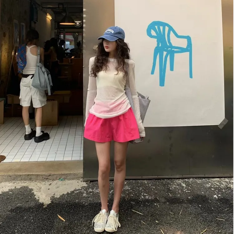 白色微透长袖防晒衣女2025夏季百搭薄款辣妹海边空调罩衫外搭上衣