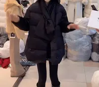 90白鸭绒气质冬季中长款网红#9318