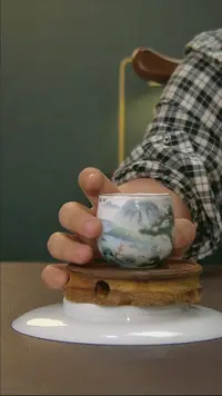景德镇手工手绘杯1