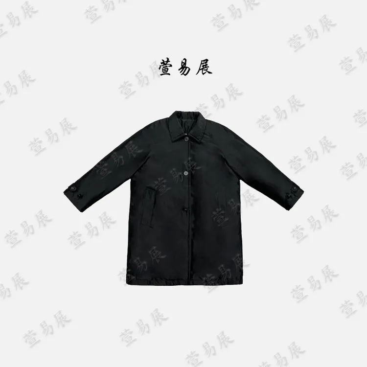 萱易展-“莫斯科冬”90白鹅绒轻奢锁温经典格纹鹅绒服-WT102908