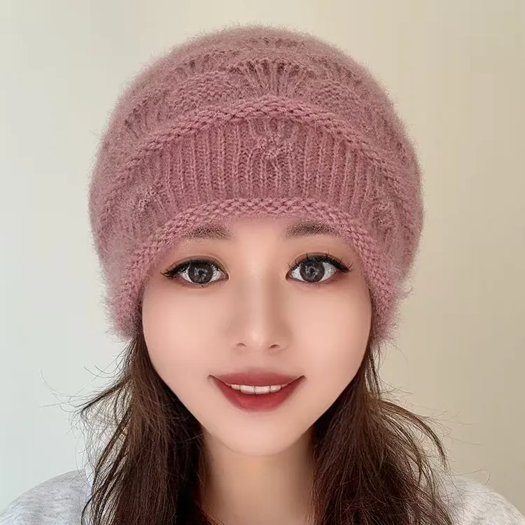 25新款双层加厚保暖防寒堆堆帽