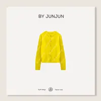 BYJUNJUN【柠檬】开衫秋冬必备休闲百搭针织衫