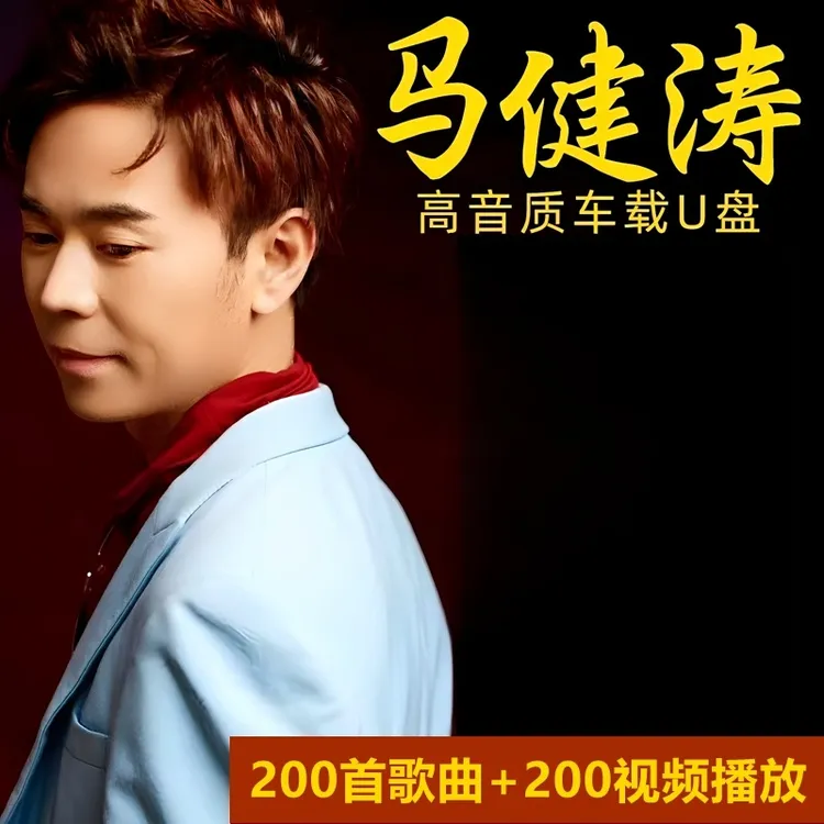 汽车载U盘2025新款马健涛歌曲搀扶全集专辑热门流行伤感情歌优u盘