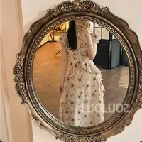 【现货】LUOLUOZ【旧燕归巢】不规则气质收腰女神范长款连衣裙cc071-1