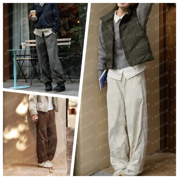 【加绒】暖腿神裤！简约百搭加绒加厚防风保暖松紧高腰户外休闲长裤