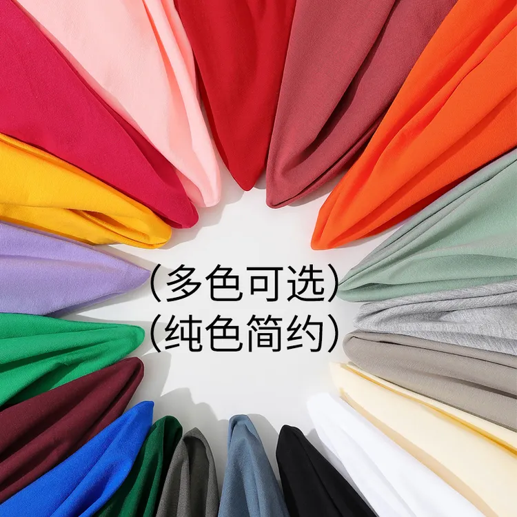 印花吸汗圆领常规款短袖常规T恤保暖多色针织春夏运动网红棉