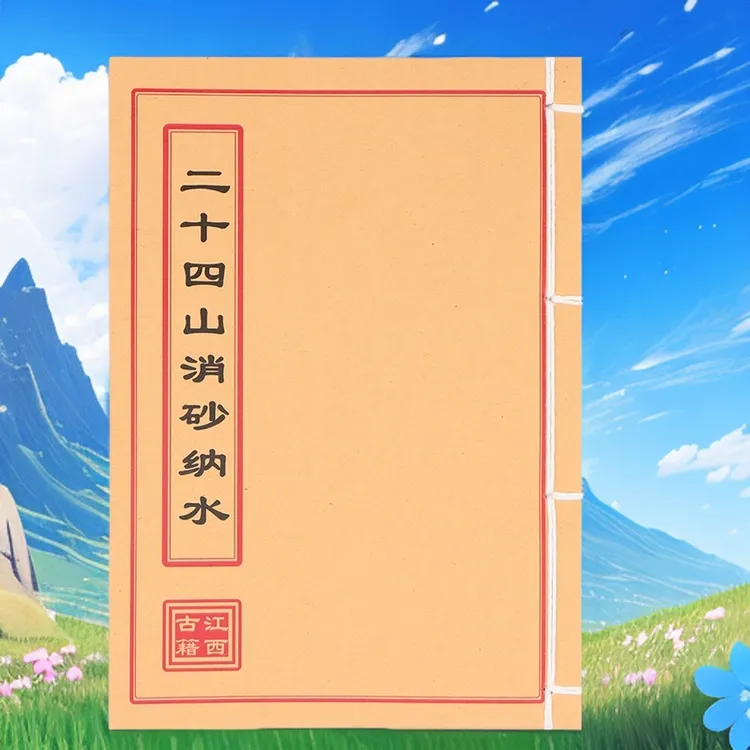 二十四山消砂纳水 手工线装 民间古籍书
