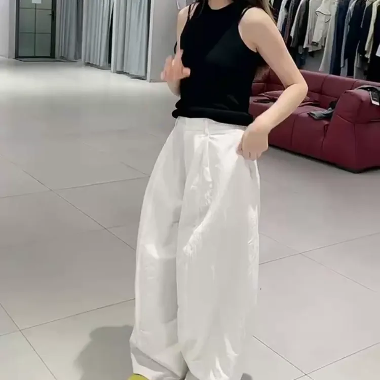  2025夏季新款时尚显瘦气质女士网红洋气两件套百搭款D6634