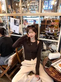 番茄园  无袖背心长袖开衫两件套