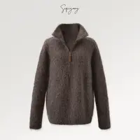 SIQIYOUNG【Maggie精选】慵懒周末-马海毛混纺金囱立领上衣