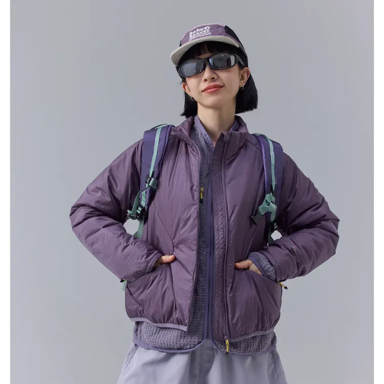 DTM运动休闲机能风新雪丽棉潮流立领情侣冬季外套棉服保暖舒适