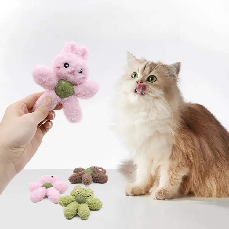 猫薄荷球啃咬玩具磨牙玩偶耐咬不伤牙宠物陪睡玩具幼猫自嗨解闷