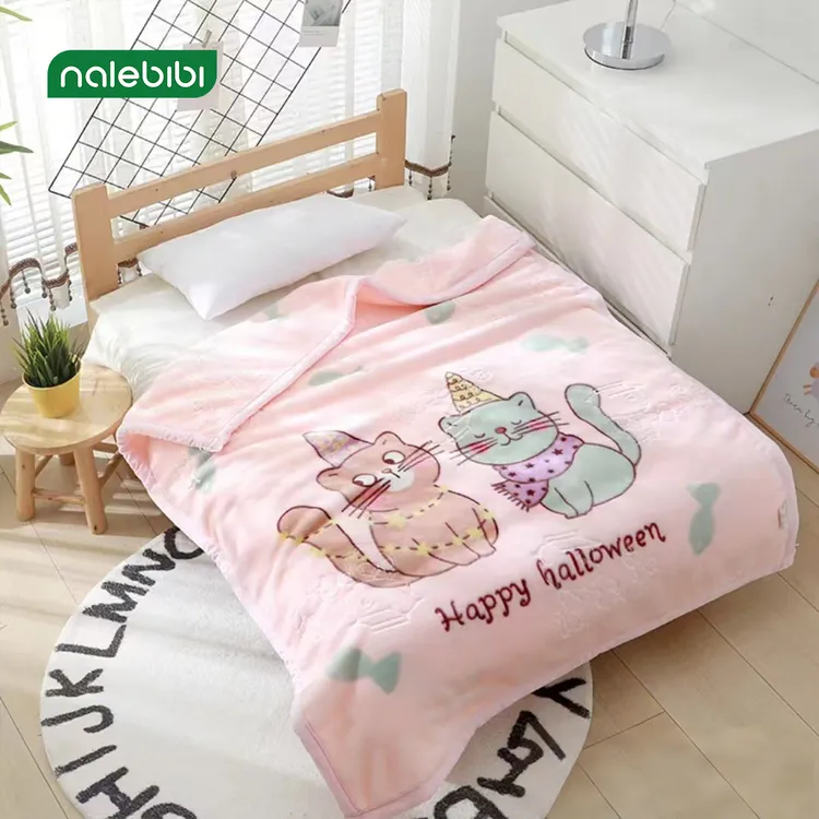 毛毯冬季加厚牛奶法兰珊瑚绒盖毯毯子专用儿童学生宿舍婴儿被单人