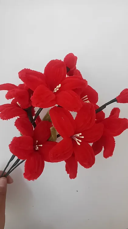 手工扭扭棒芙蓉花插花摆件七夕送女友生日礼物闺蜜情人