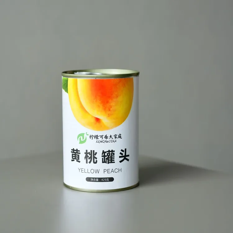 凯凯优选 黄桃罐头 精选新鲜黄桃 肉质细腻肥厚 425克