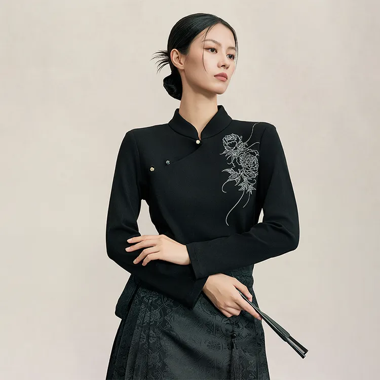 星河汉歌（芳华瑞）马面裙套装2025夏季新款新中式国风明制长袖上衣