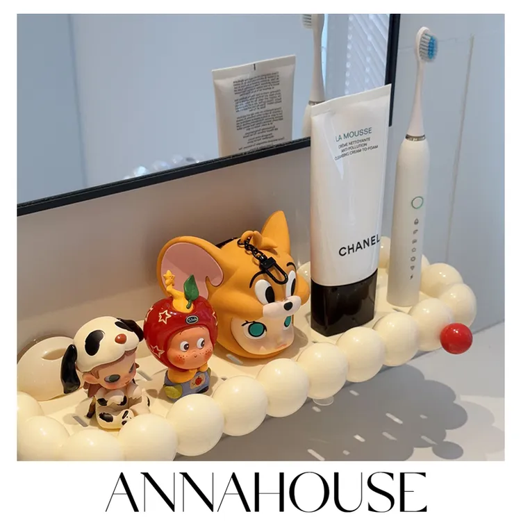 ANNAHOUSE吸盘置物架浴室洗漱台洗手间壁挂免打孔厕所收纳架子NS