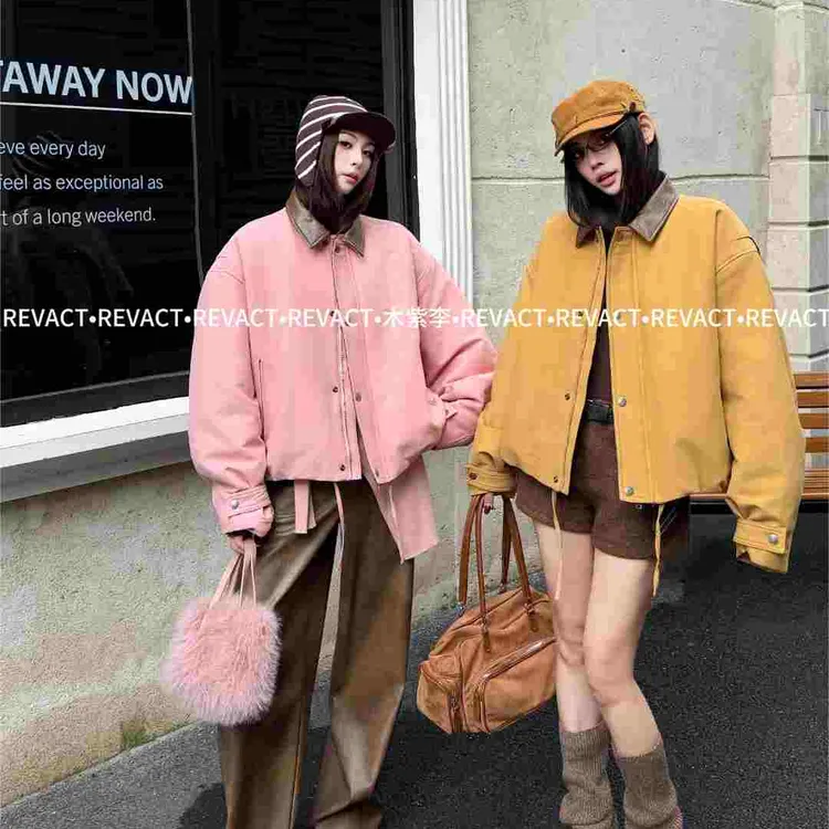 【青青专属】25ss冬季新品~尝鲜价！白鹅绒！鹅绒服Offduty系列翻领复古羽绒服女