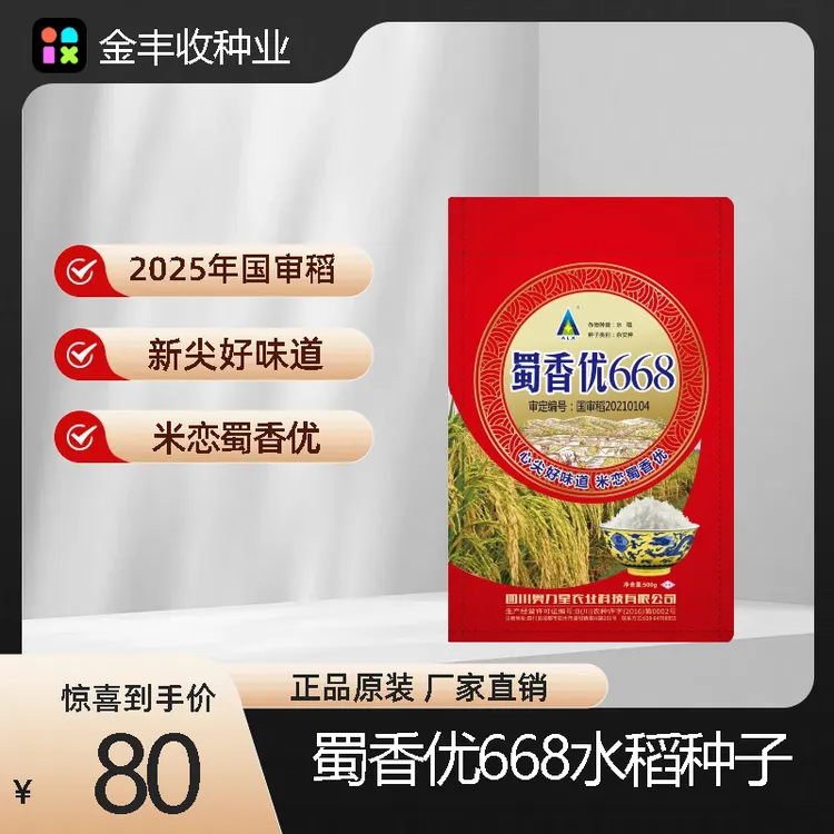 原装正品水稻种子长粒香米高产水稻种稻谷矮杆抗倒耐高温水稻种