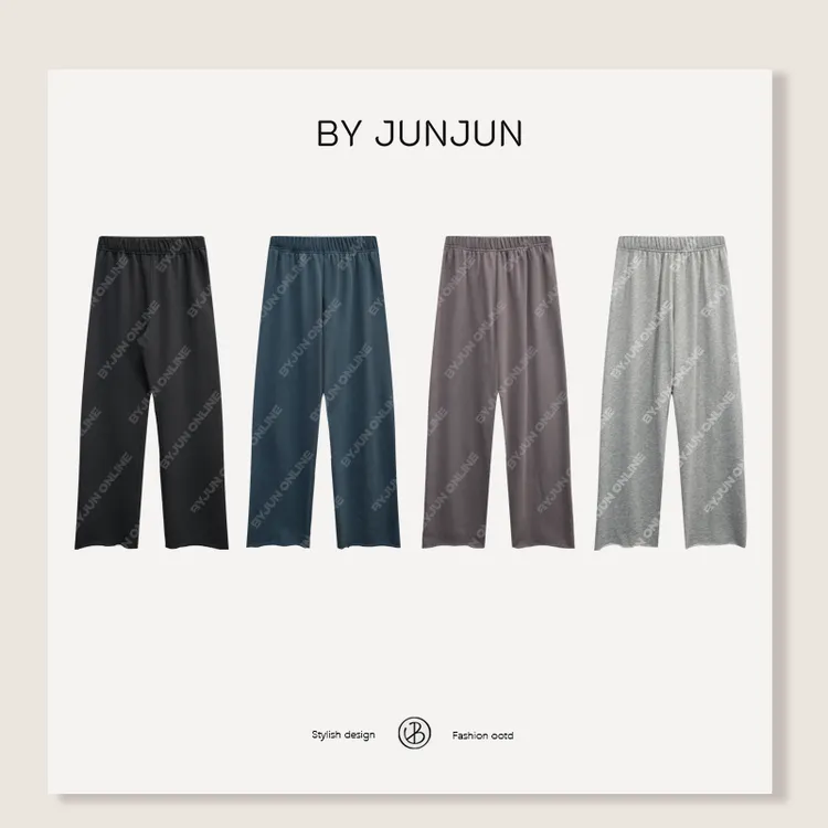 ByJunjun【遛弯裤】 无侧缝超薄夏季卫裤显瘦百搭休闲裤