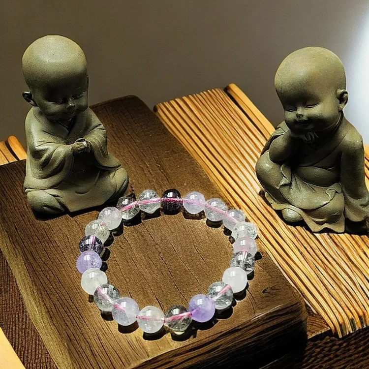 超七水晶能量发晶轻奢女士手链