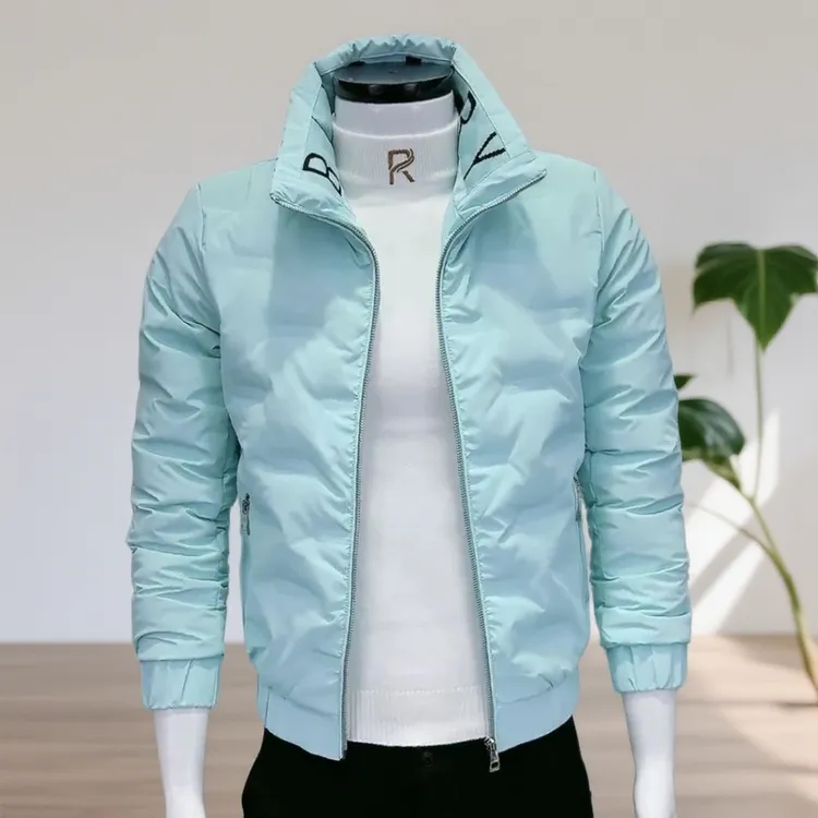 保暖冬季新款运动男立领休闲韩版轻薄棉服青年时尚外套男款秋冬款