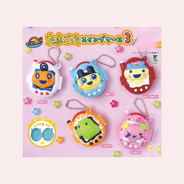 拓麻歌子收纳盒造型扭蛋挂件第3弹收纳盒大嘴吉美眉吉扭蛋