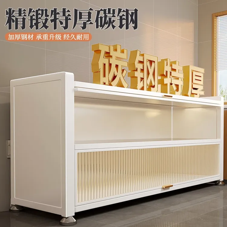 【尾货专属】厨房置物架落地多层储物柜微波炉电器收纳柜多功能碗柜