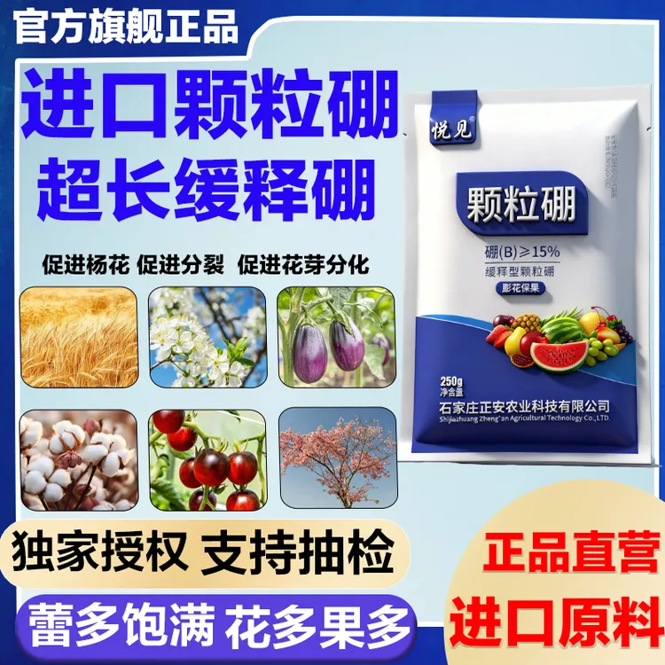 颗粒硼玉米小麦油菜蔬菜果树底肥基肥农业专用颗粒型硼肥增效助剂