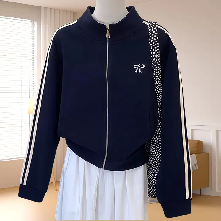 2025秋季女装禅意仙气飘飘休闲百搭夹克开衫上衣潮短款棒球服外套