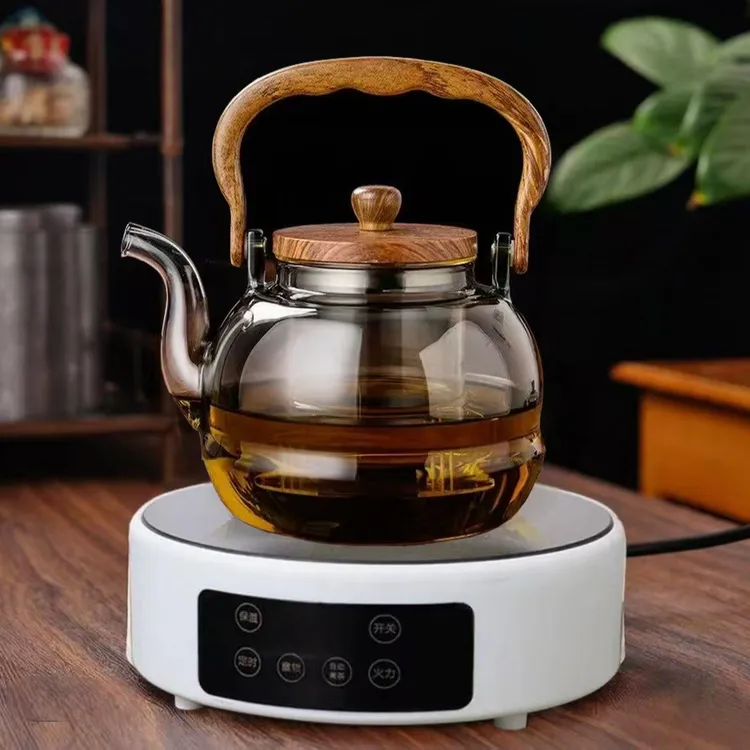 横硕横硕大功率1500瓦电陶炉煮茶器数显家用多功能套装加烤网