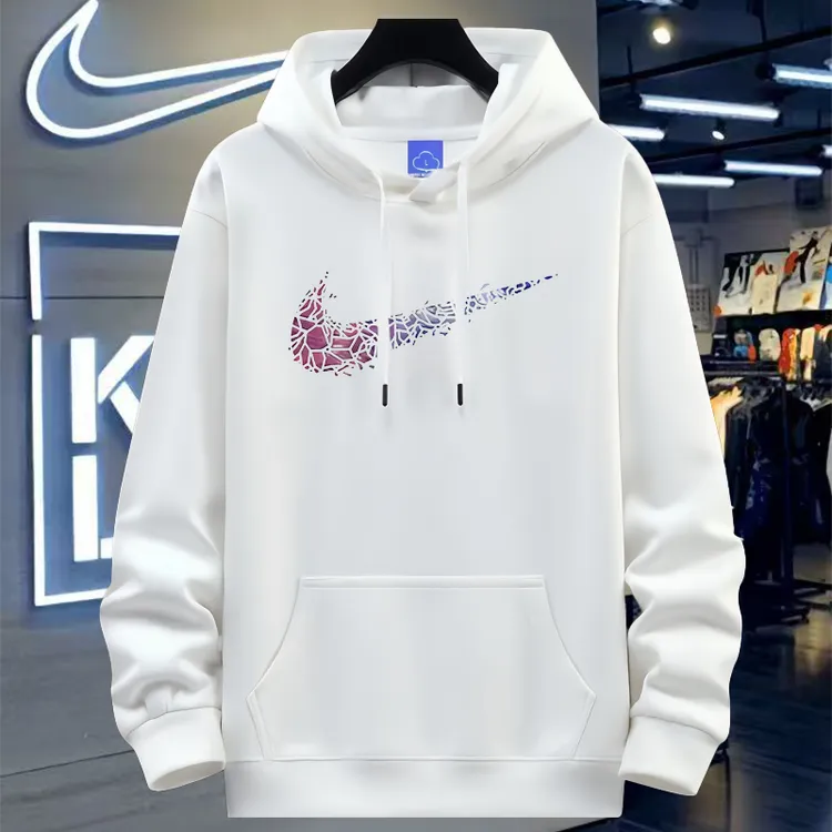 潮牌春秋纯棉重磅连帽卫衣时尚百搭宽松上衣秋冬加绒运动休闲卫衣