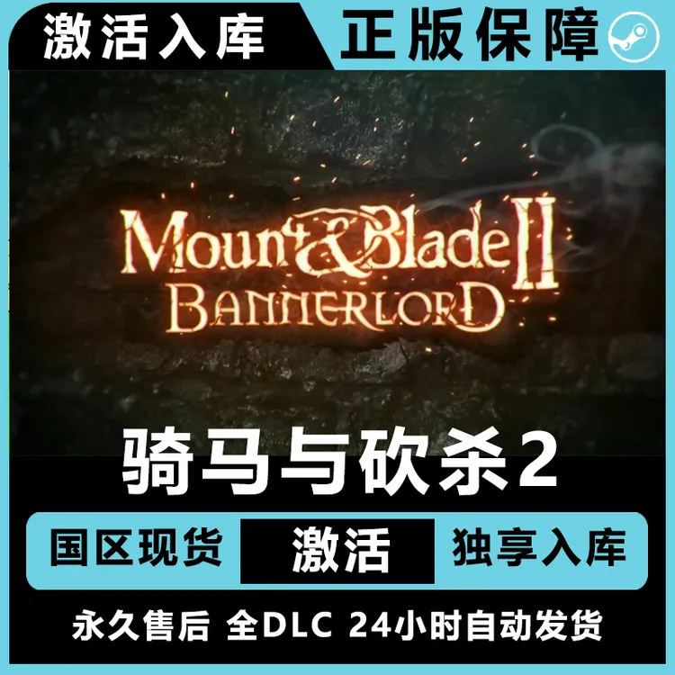 骑马与砍杀2 全DLC  海战 霸主 激活入库 正版 