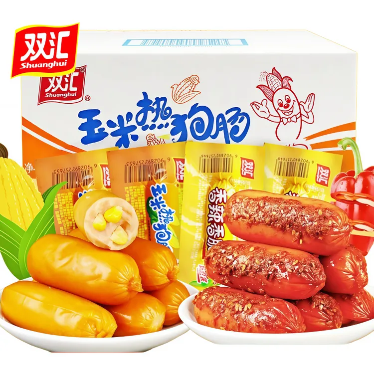 双汇香辣香脆肠玉米热狗肠泡面搭档香肠办公室宿舍即食零食玉米肠