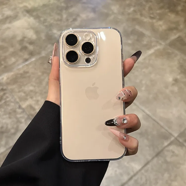 BANCA高级感简约透明软壳适用iPhone16/17手机壳华为vivo小米oppo