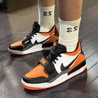 双旦礼NIKE耐克男子aj legacy 312 low扣碎橙篮球鞋CD7069-118